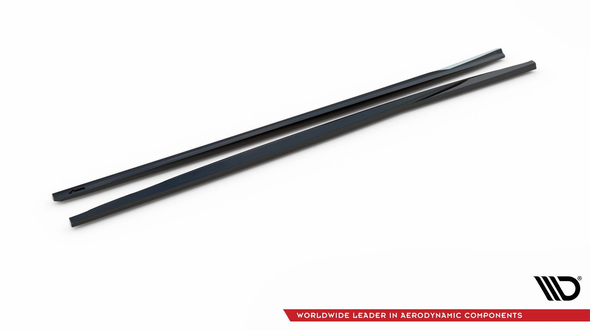Street+ Seitenschweller Leisten passend für VW Scirocco Mk3 schwarz Hochglanz