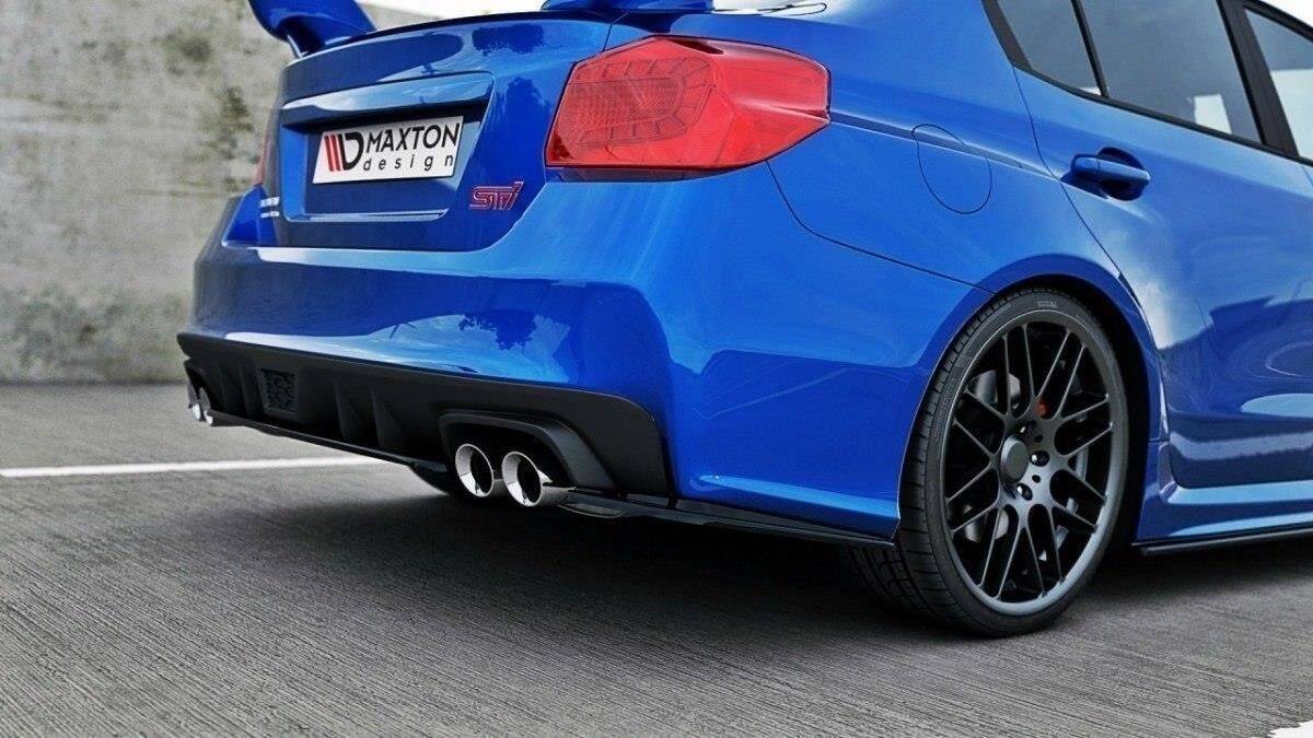 Front Ansatz V.1 für Subaru Impreza WRX STI Mk4 / Mk4 Facelift schwarz Hochglanz
