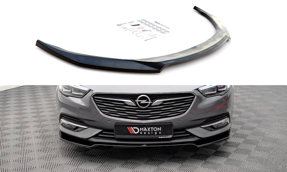 Street+ Spoilerlippe Front Ansatz V.3 passend für Opel Insignia Mk2 schwarz Hochglanz