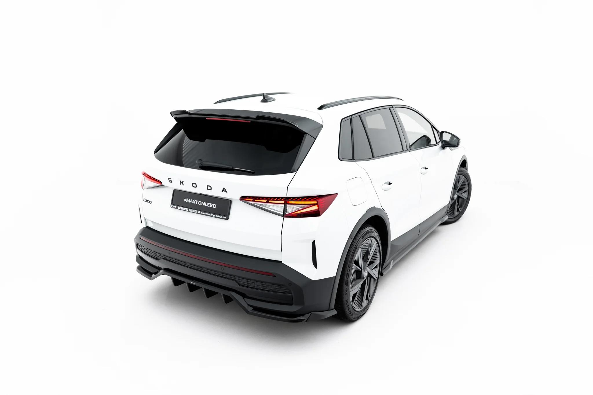 Heckspoiler Lippe Skoda Elroq RS Mk1 schwarz Hochglanz
