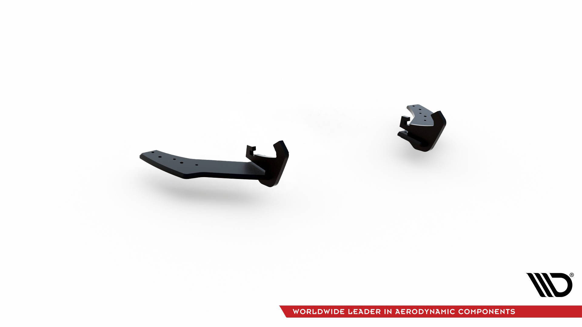 Street Pro Heck Ansatz Diffusor + Flaps passend für VW Golf 7 R FL schwarz-rot
