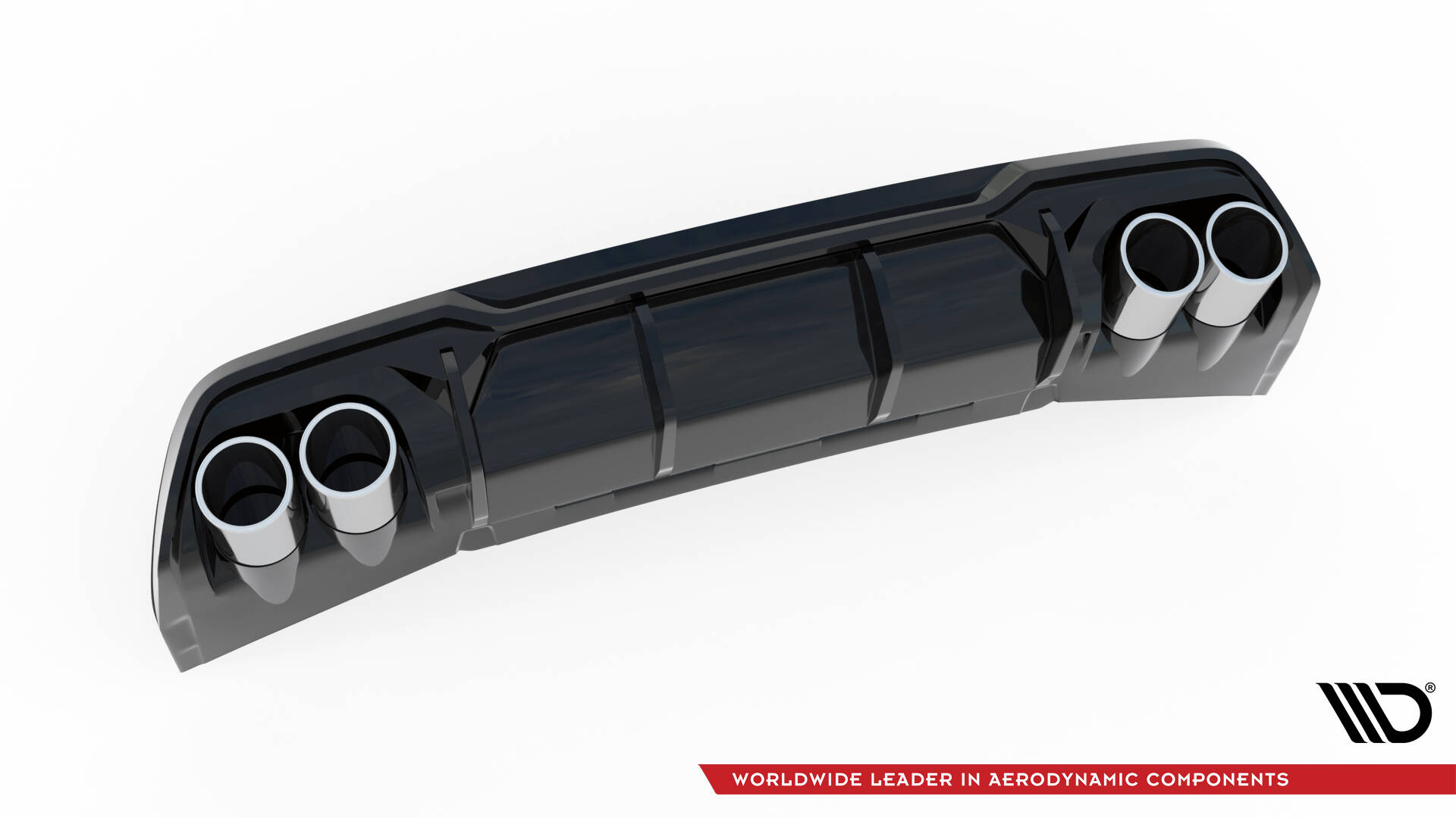 Heckansatz Diffusor + Endrohre passend für CUPRA Formentor Mk1 FL