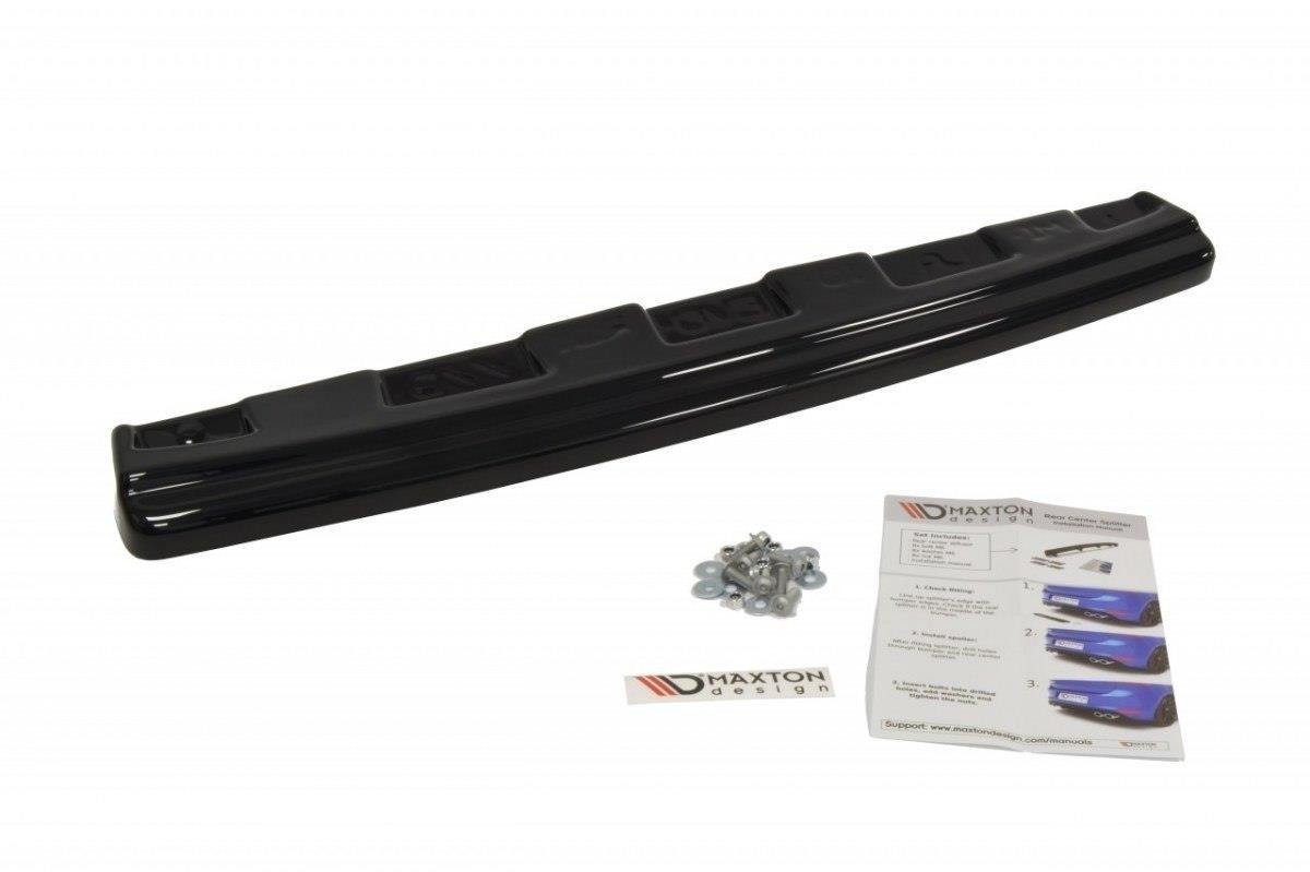 Heckansatz Mitsubishi Lancer Evo X schwarz Hochglanz