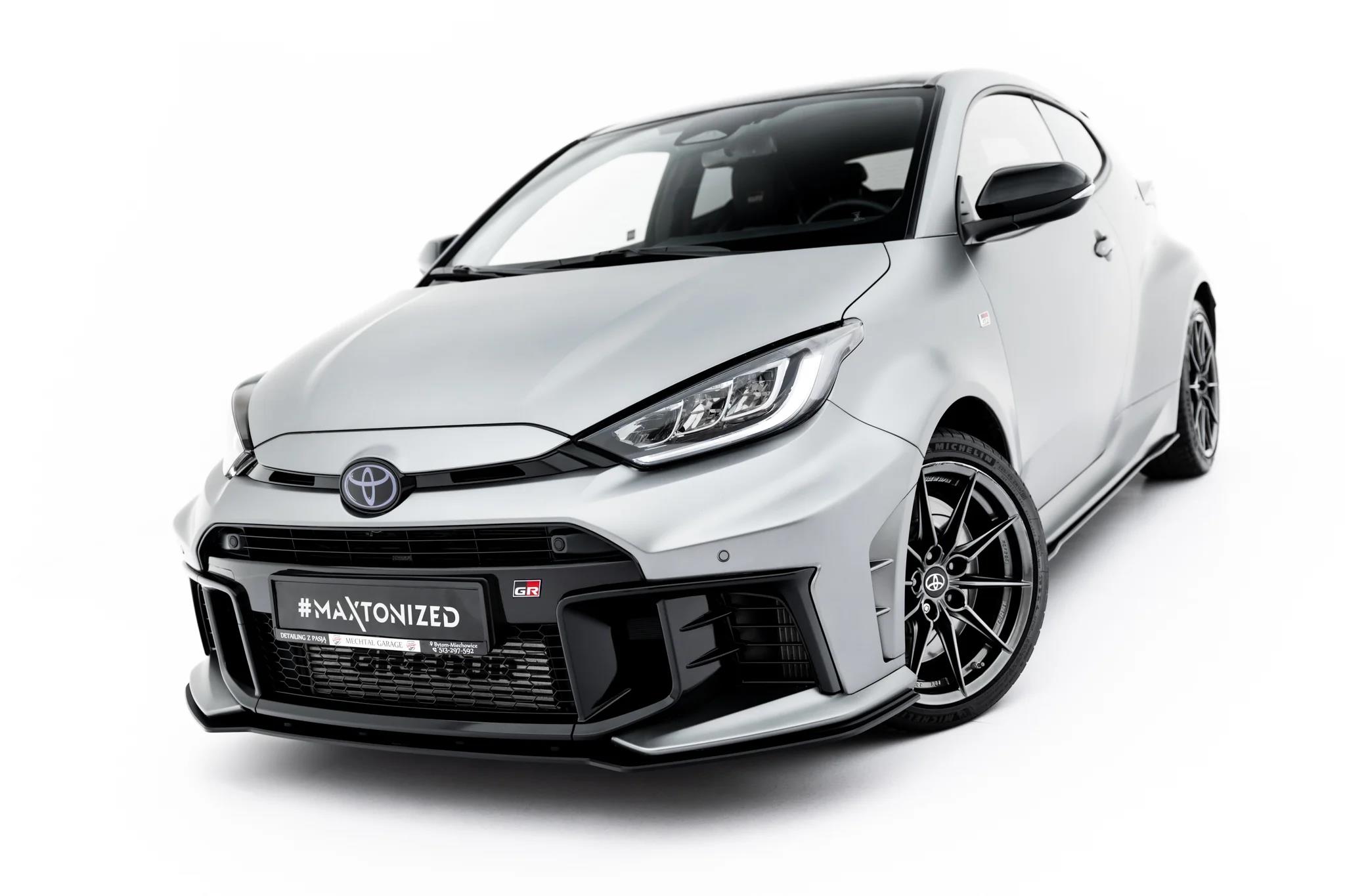 Frontlippe passend für Toyota GR Yaris Mk4 Facelift roter Kern