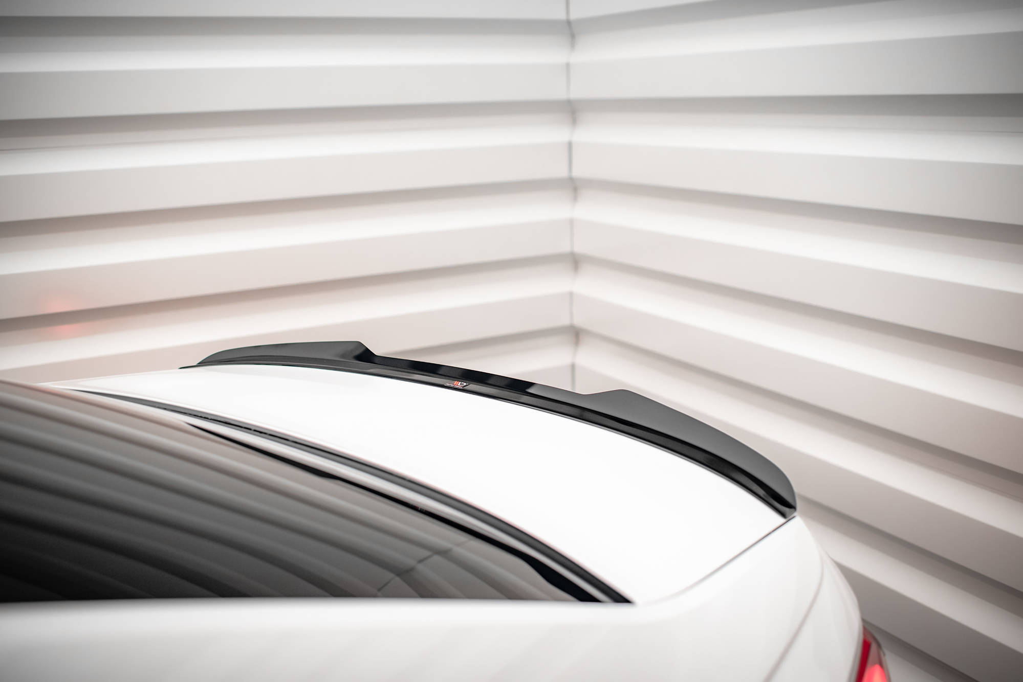 Heck Spoiler Aufsatz Abrisskante passend für Audi A6 Limousine C8 / C8 FL schwarz Hochglanz