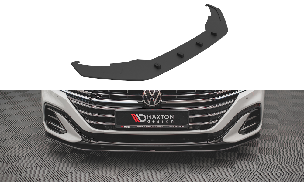 Street Pro Spoilerlippe Front Ansatz passend für VW Arteon R-Line FL rot