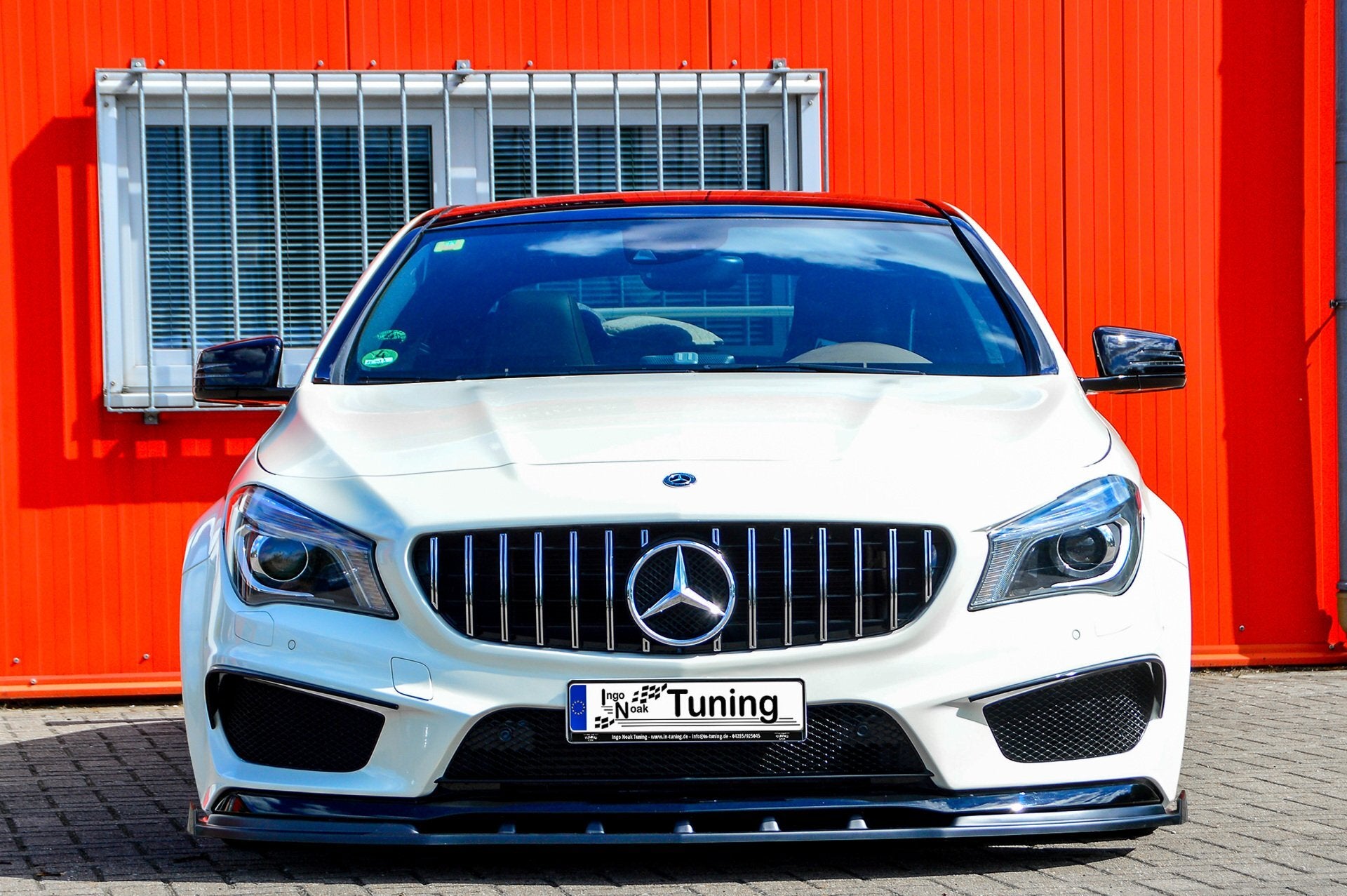 Cuplippe Spoilerlippe mit Wing ABS Mercedes CLA AMG-Line C117 Carbon Optik