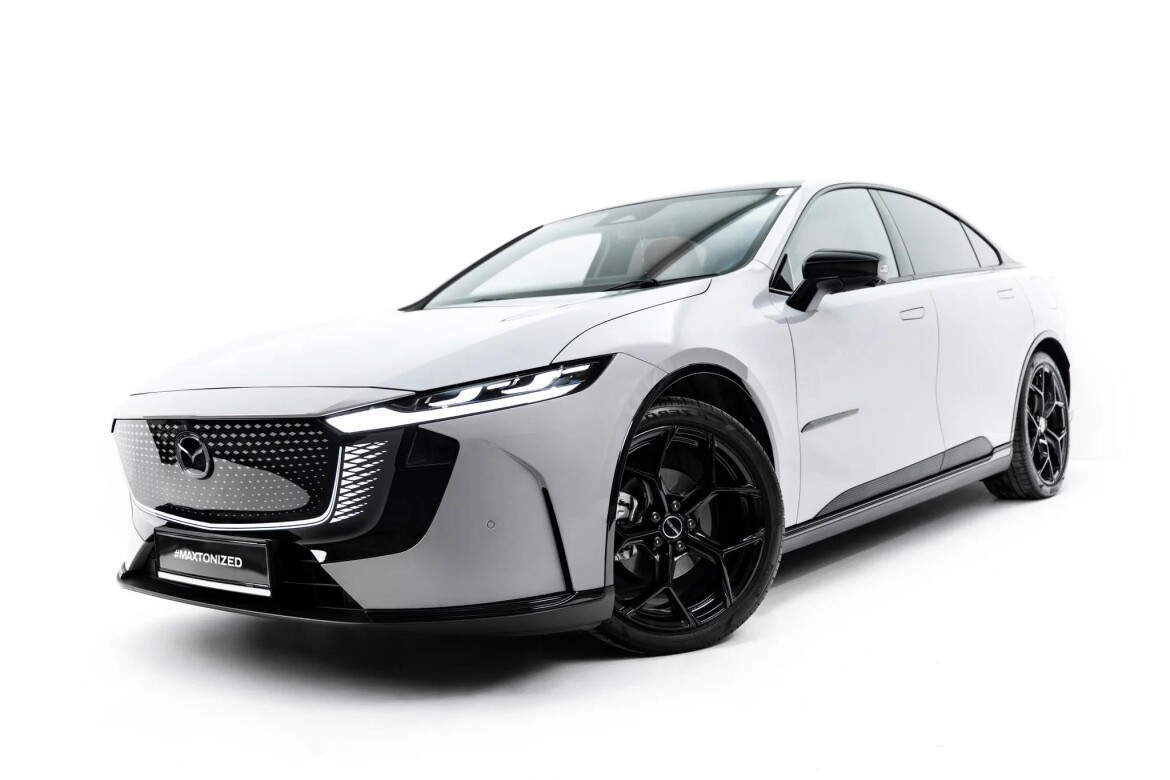 Frontlippe passend für Mazda 6e Mk1 schwarz Hochglanz