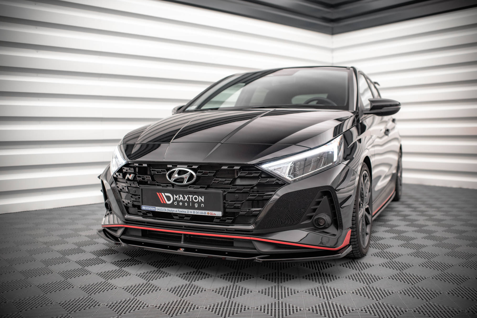 Stoßstangen Flaps Wings vorne Canards passend für Hyundai I20 N Mk3