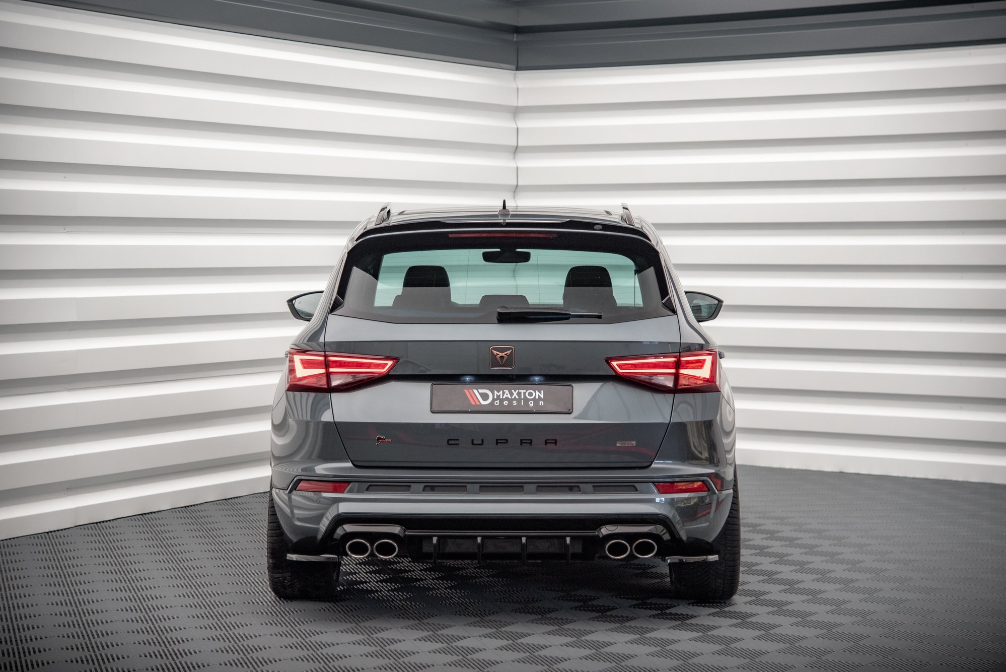 Diffusor Flaps passend für CUPRA Ateca Mk1 / Mk1 FL schwarz Hochglanz