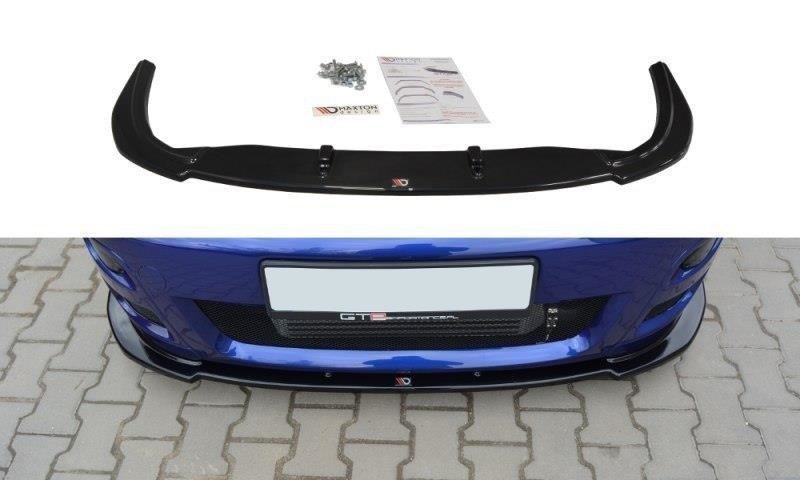 Street+ Spoilerlippe Front Ansatz passend für Ford Focus RS Mk1 schwarz Hochglanz