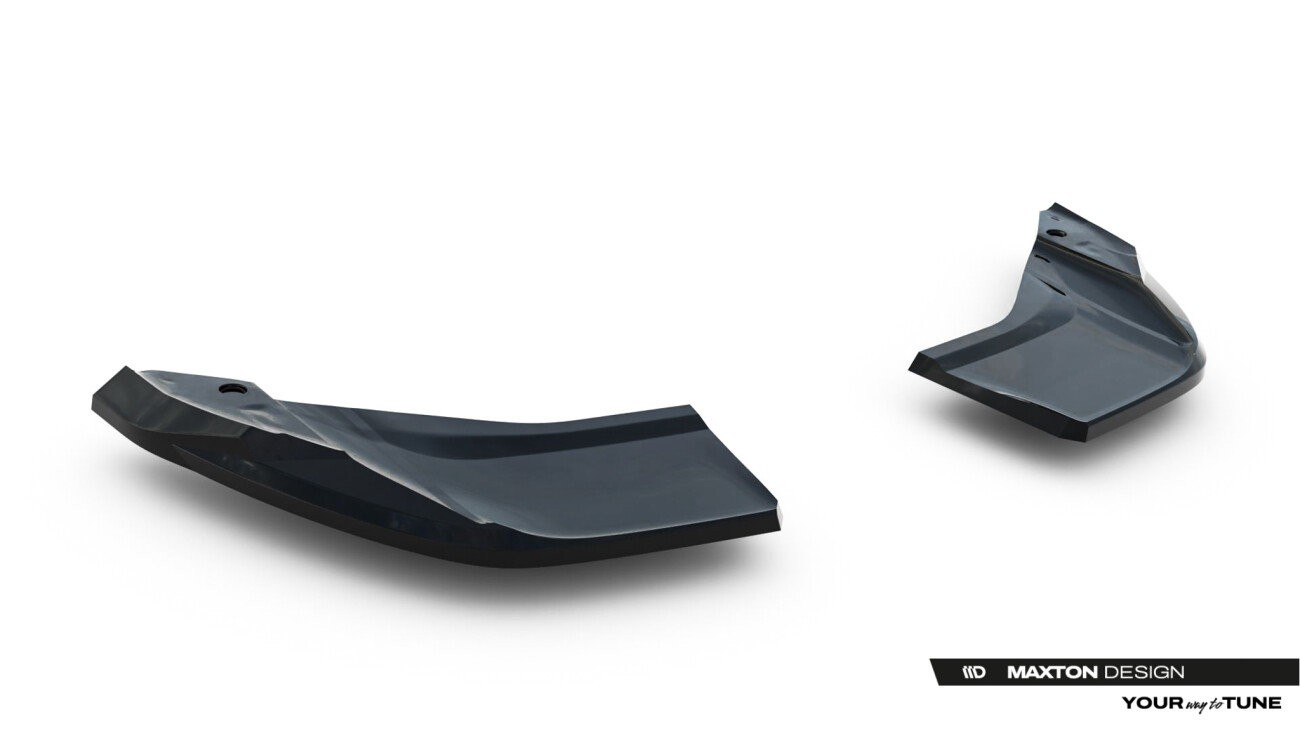 Diffusor Flaps V.2 passend für Cupra Leon Hatchback Mk1 Facelift schwarz Hochglanz