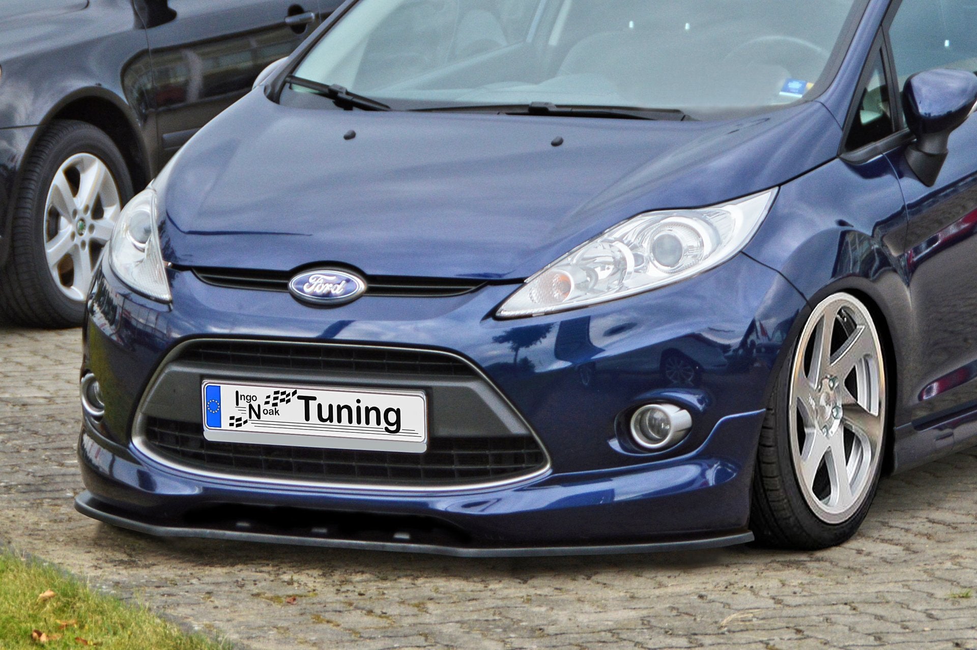 CUP Frontspoilerlippe für Ford Fiesta Sport JA8 MK7 Bj. 2008-2012 Schwarz Glanz