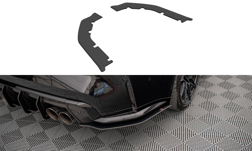 Street Pro Heck Ansatz Flaps passend für BMW M4 G82 rot