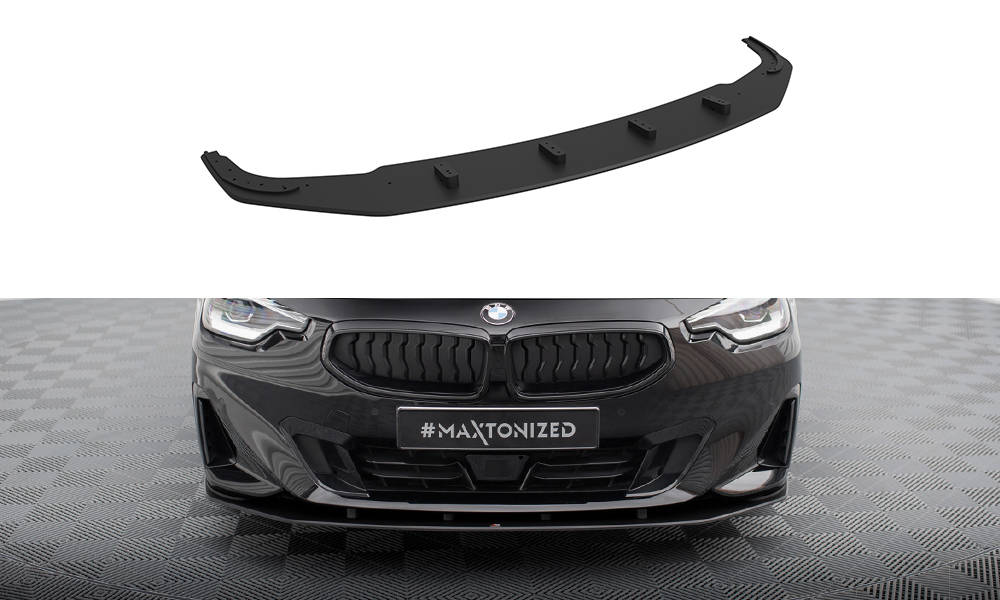 Street Pro Spoilerlippe Front Ansatz passend für BMW 2 Coupe G42 rot