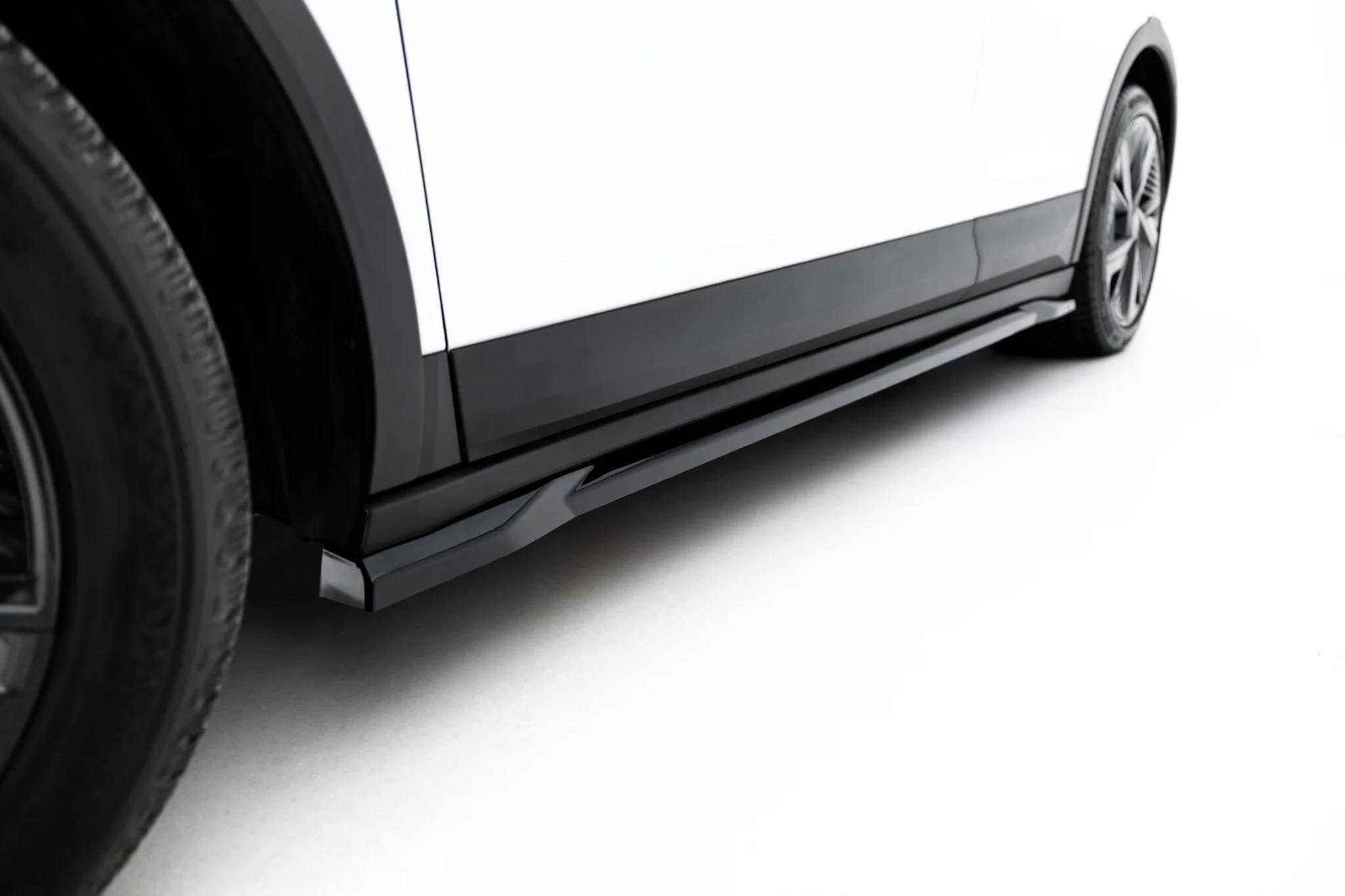 Street+ Seitenschweller Leisten passend für Skoda Elroq RS Mk1 schwarz Hochglanz