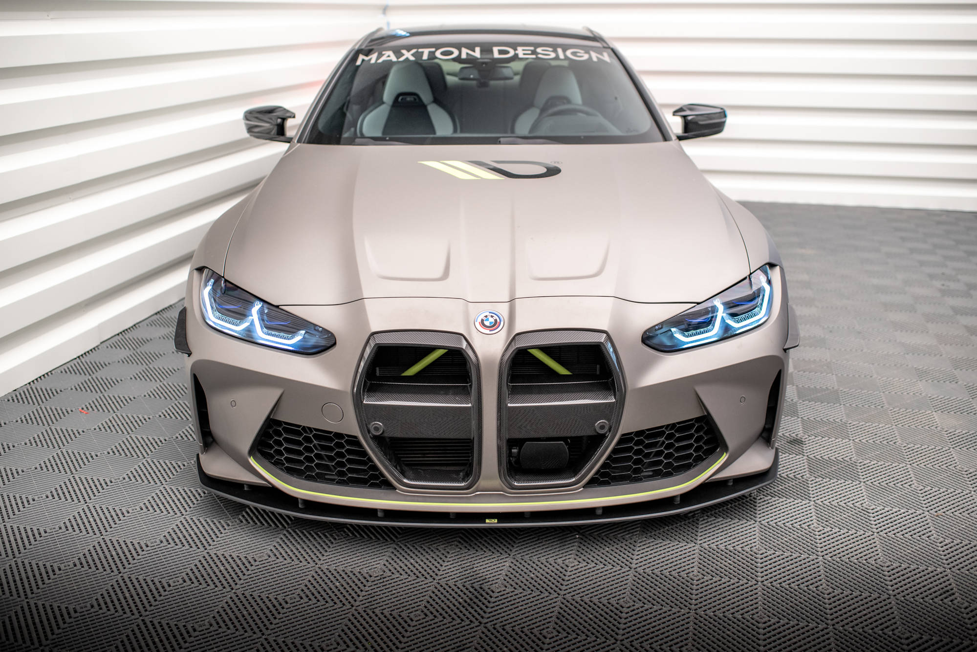 Street Pro Spoilerlippe Front Ansatz passend für BMW M4 G82 rot