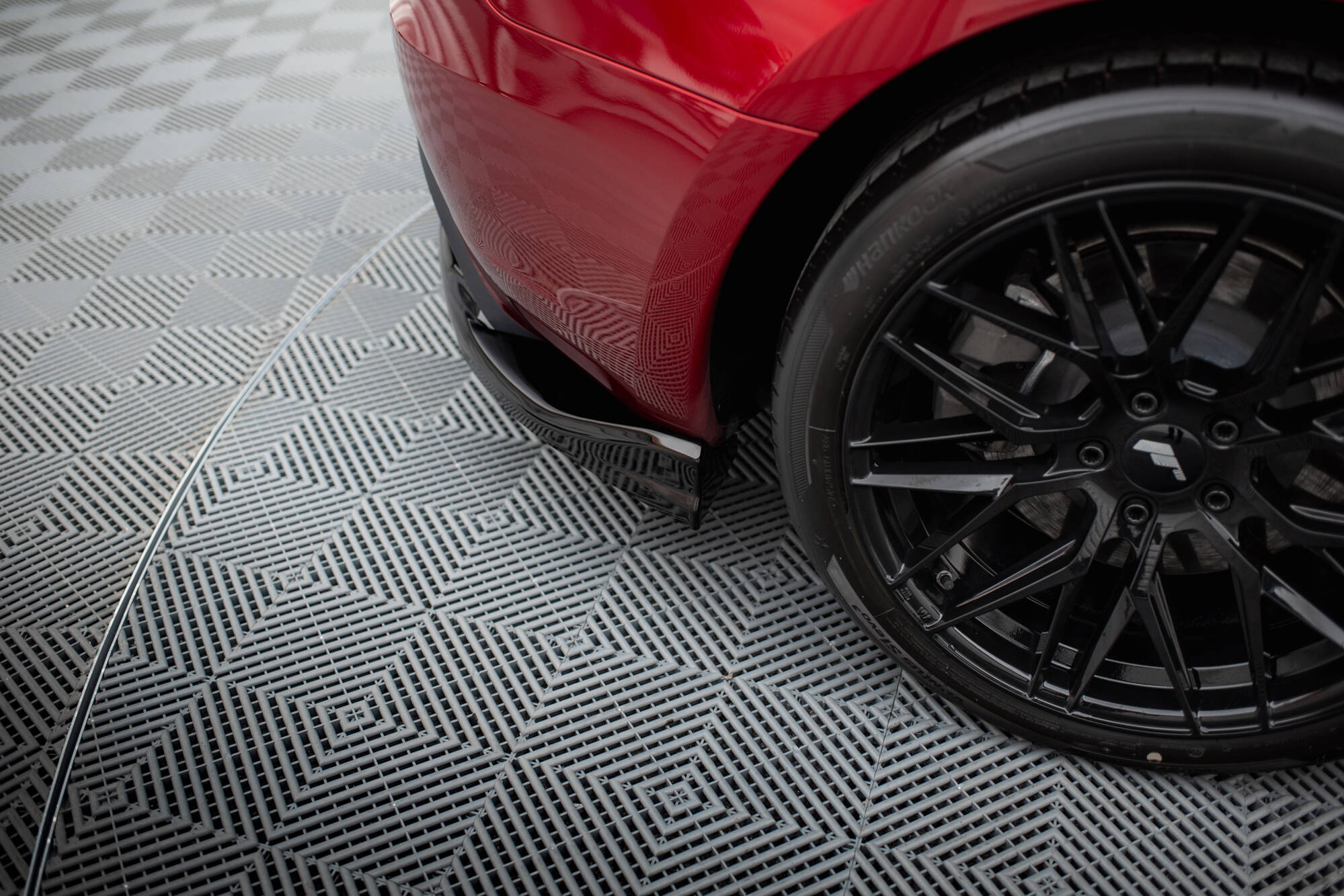 Diffusor Heckansatz V.1 passend für Tesla Model 3 Project HighlandFL schwarz Hochglanz