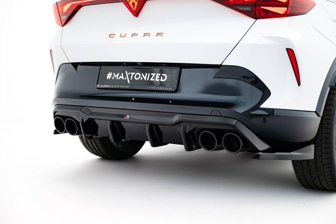Heckansatz Diffusor + Endrohre passend für CUPRA Formentor Mk1