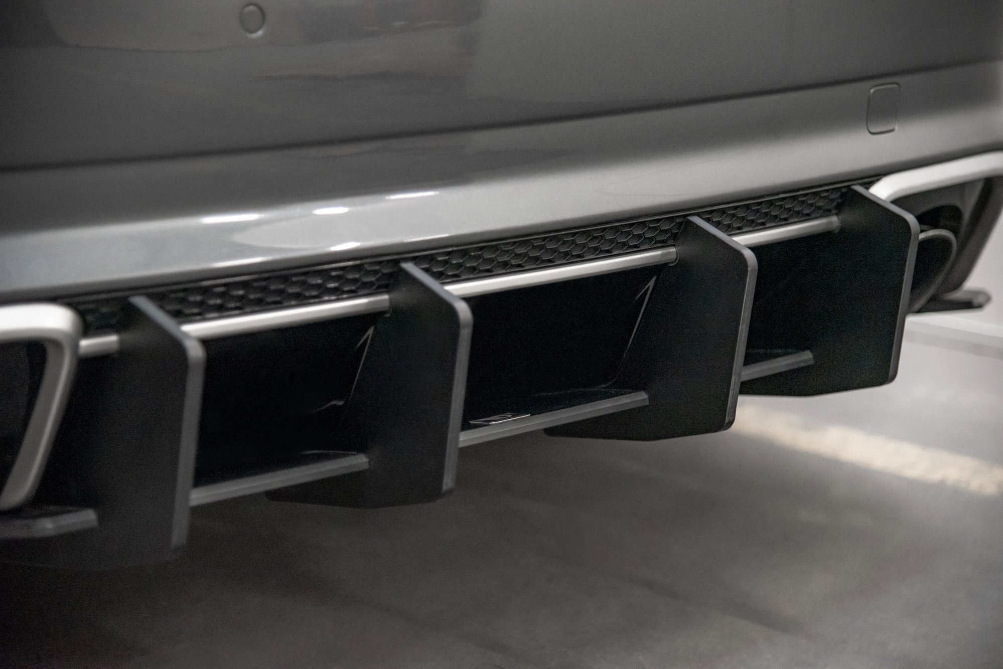 Street Pro Heckschürze Heck Ansatz Diffusor V.2 passend für Audi RS3 8V Sportback rot