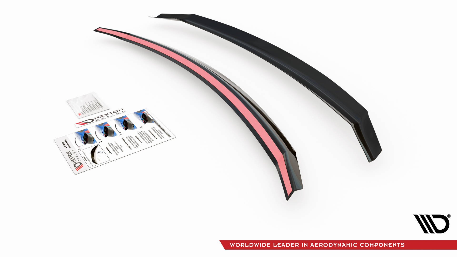 Spoiler CAP für Lexus LS Mk4 Facelift schwarz Hochglanz