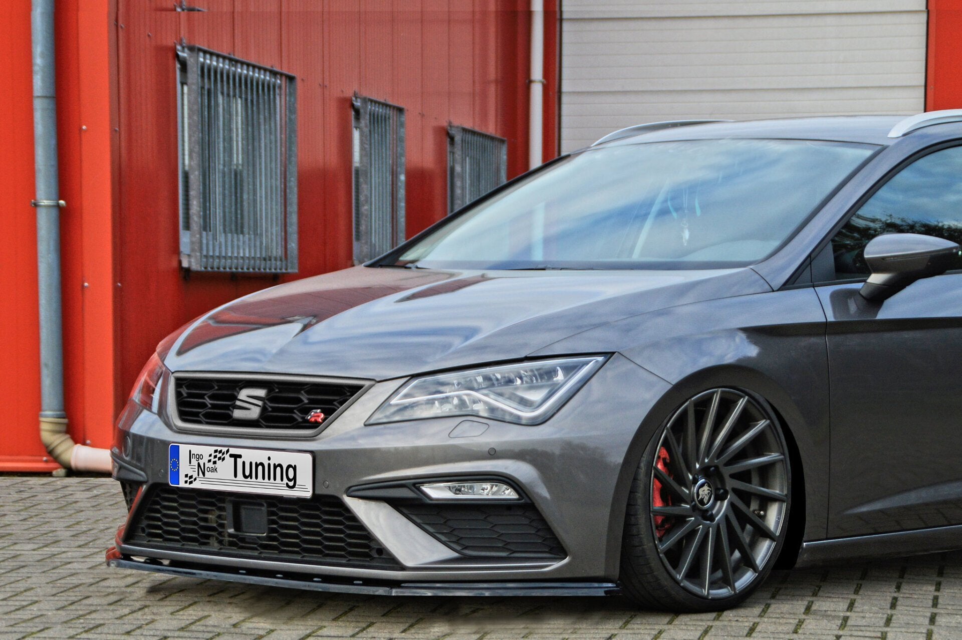 Cup Frontspoilerlippe ABS Seat Leon 5F Facelift FR Cupra Carbon Optik