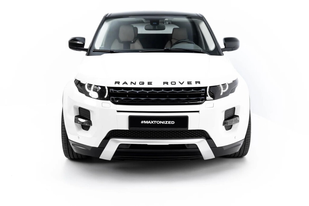 Frontlippe passend für Land Rover Range Rover Evoque Mk1 schwarz Hochglanz