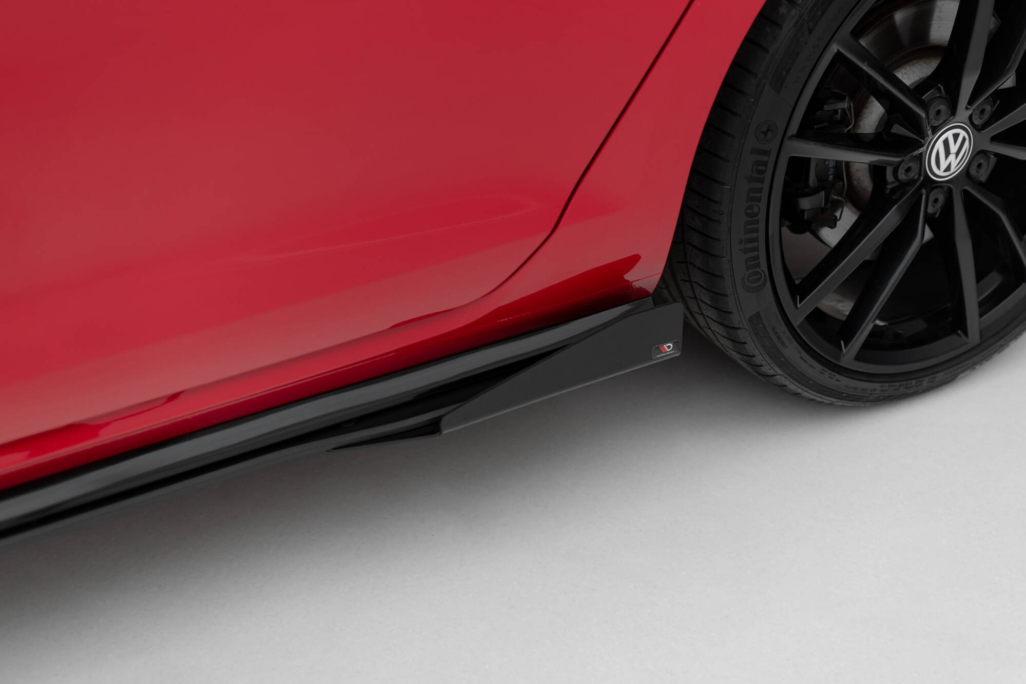 Seitenschweller Flaps passend für VW Golf R / R-Line Mk7 FL schwarz Hochglanz