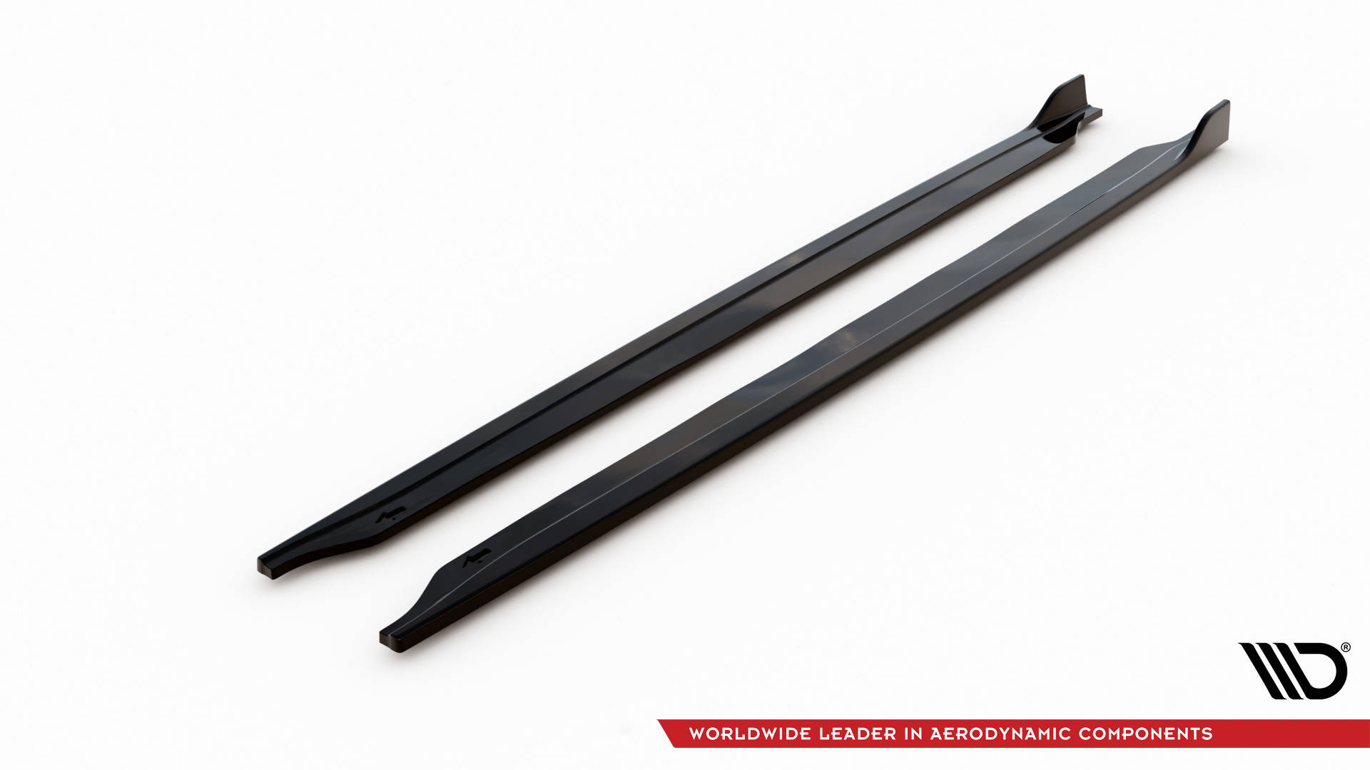Street+ Seitenschweller Leisten V.2 passend für Mini Cooper John Cooper Works R56 schwarz Hochglanz
