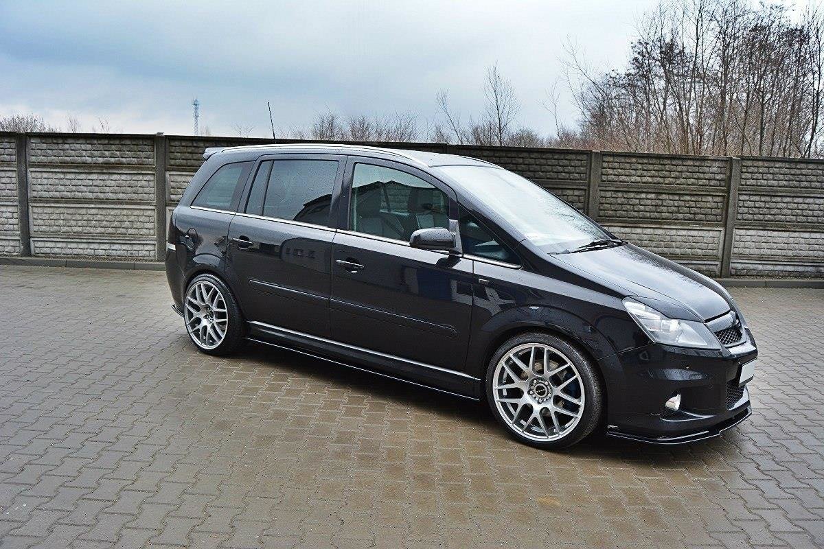 Street+ Seitenschweller Leisten passend für Opel Zafira B OPC Carbon Look