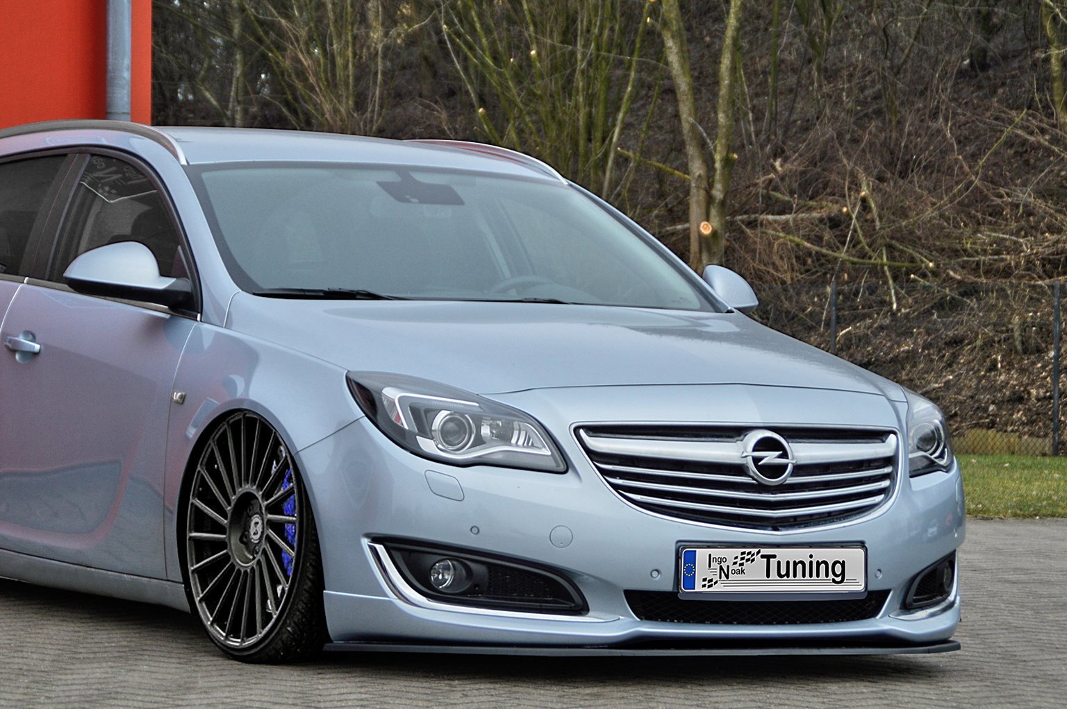 CUP Frontspoilerlippe für Opel Insigia A OPC-Line Facelift Carbon Optik