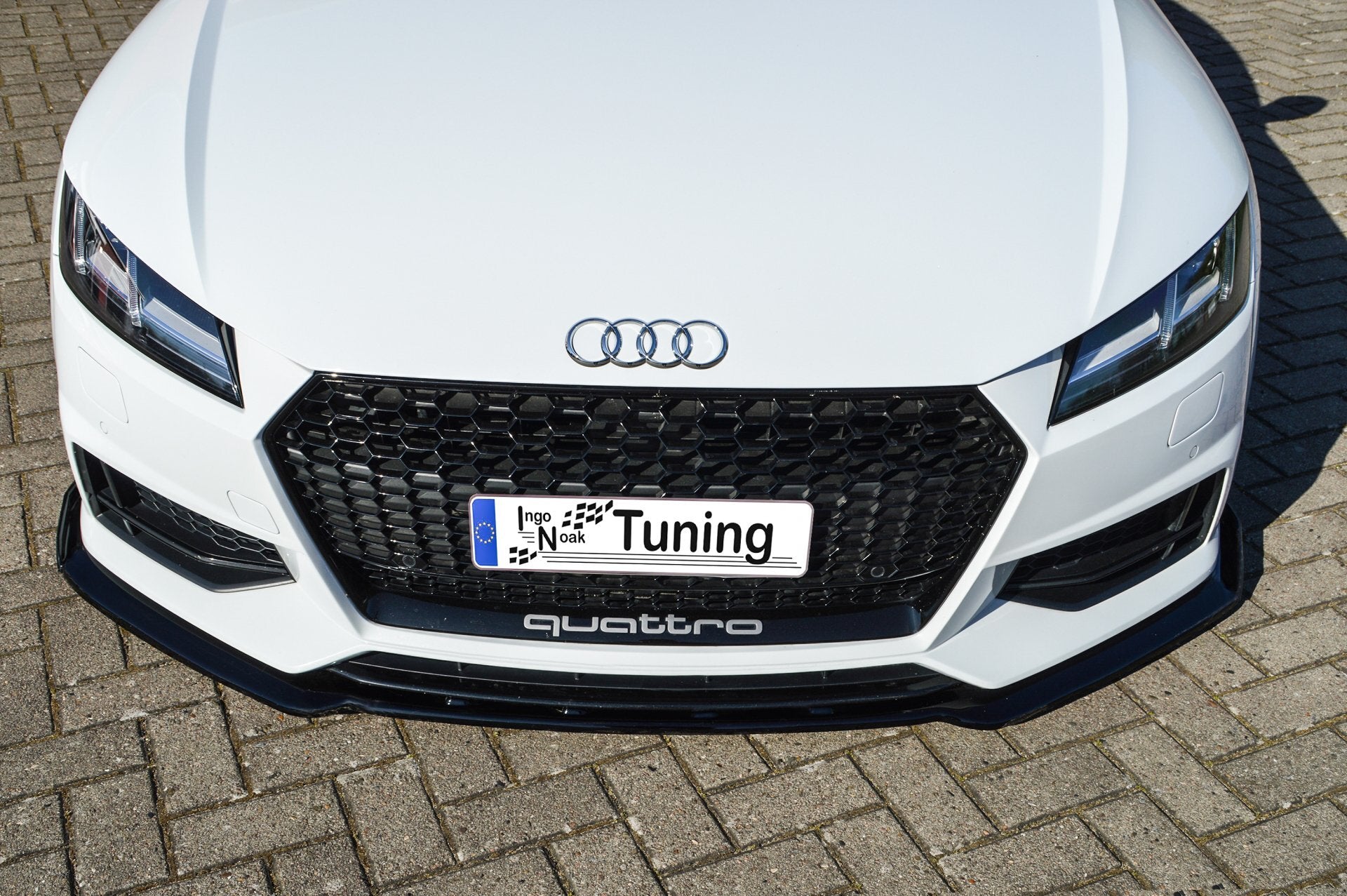 Spoilerschwert Frontspoiler Cuplippe mit Wing aus ABS für Audi TT+TTS 8S S-Line Carbon Optik