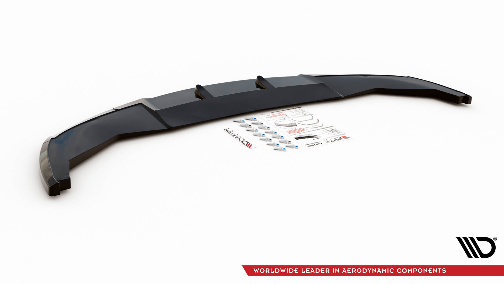 Street+ Spoilerlippe Front Ansatz V.1 passend für BMW 7 M-Paket F01 schwarz Hochglanz