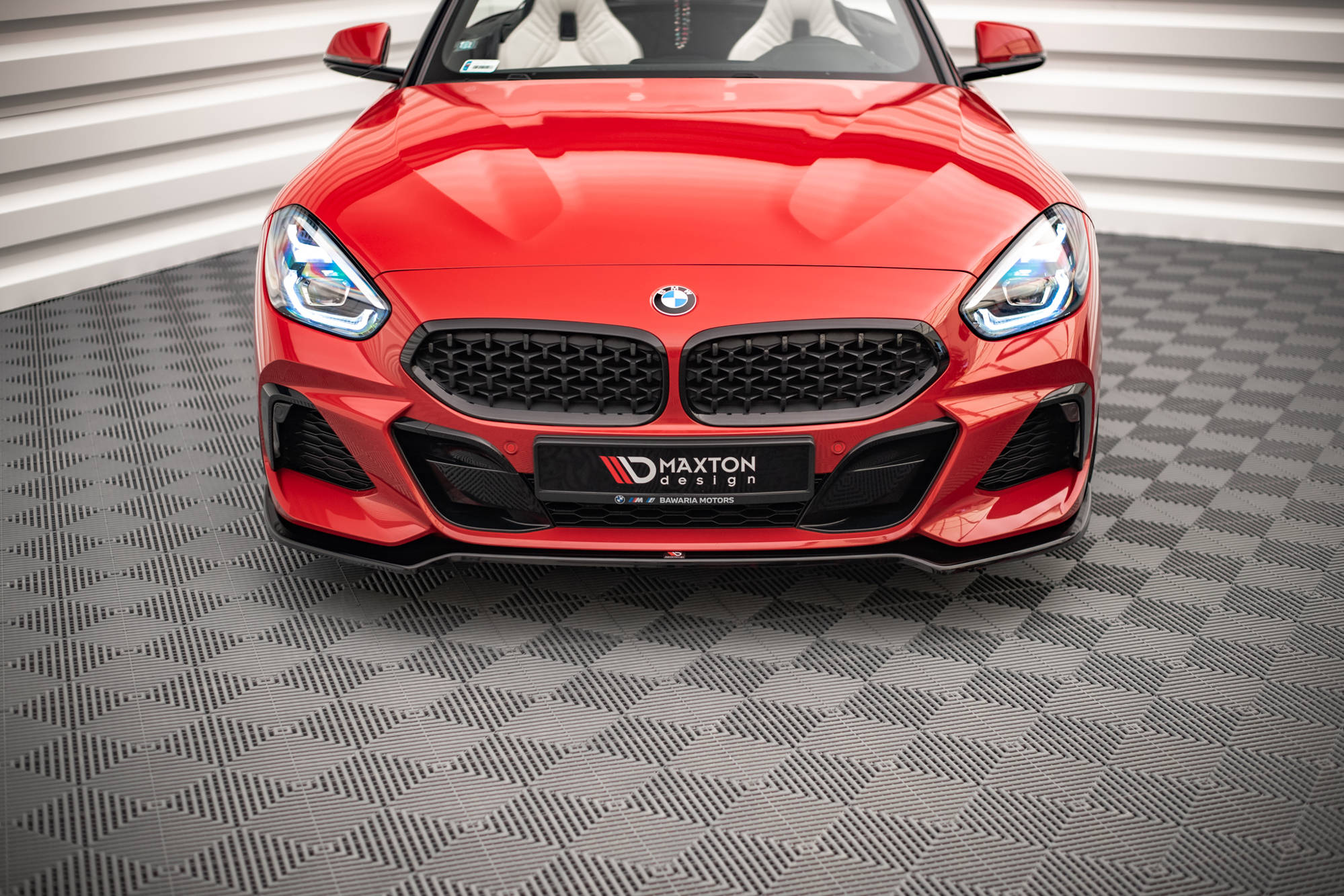 Street+ Spoilerlippe Front Ansatz V.2 passend für BMW Z4 M40i / M-Paket G29 schwarz Hochglanz
