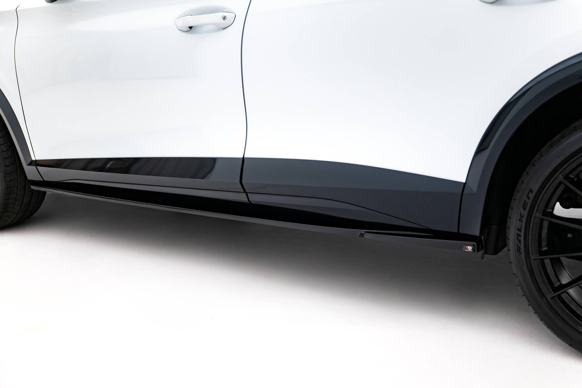 Seitenschweller Ansatz Paar V.1 passend für CUPRA Formentor Mk1 FL schwarz Hochglanz