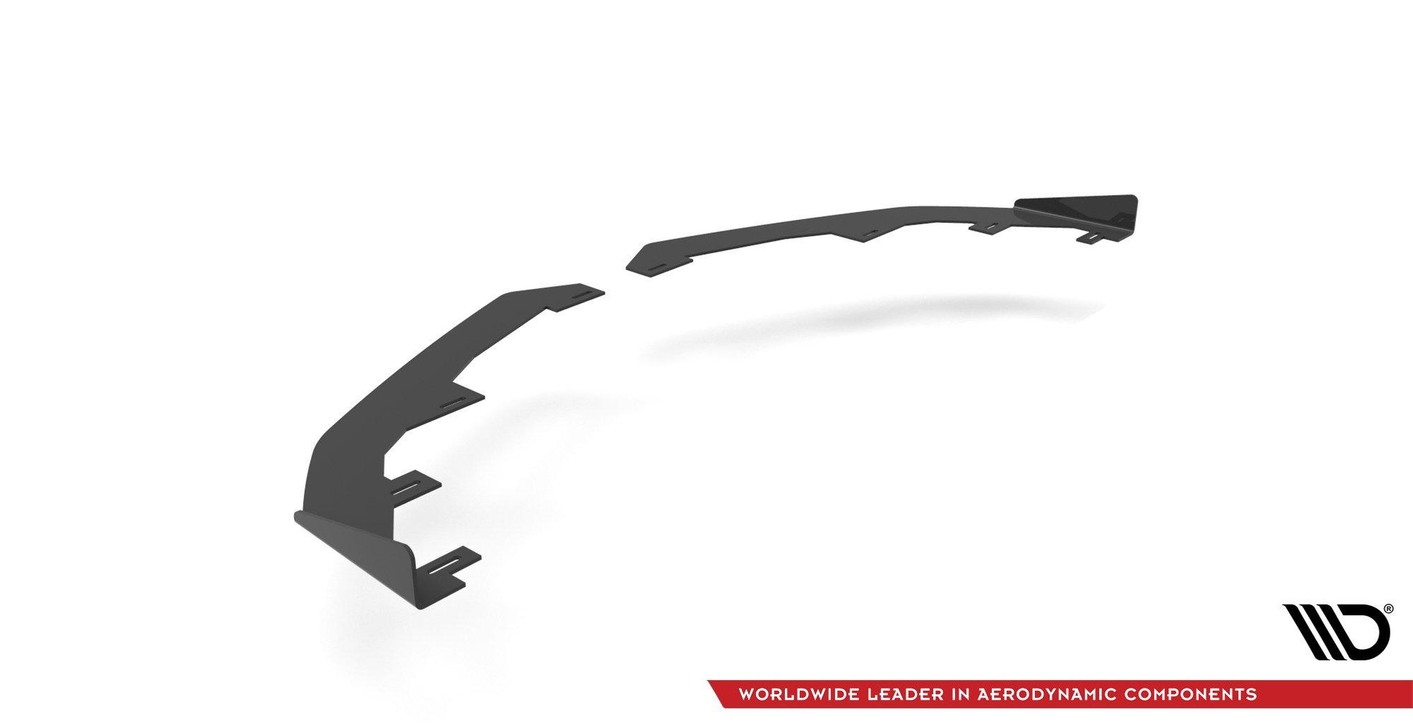 Front Stoßstange Flaps passend für BMW 4er M-Paket / M440i G22 / G23 / G22 FL / G23 FL schwarz Hochglanz