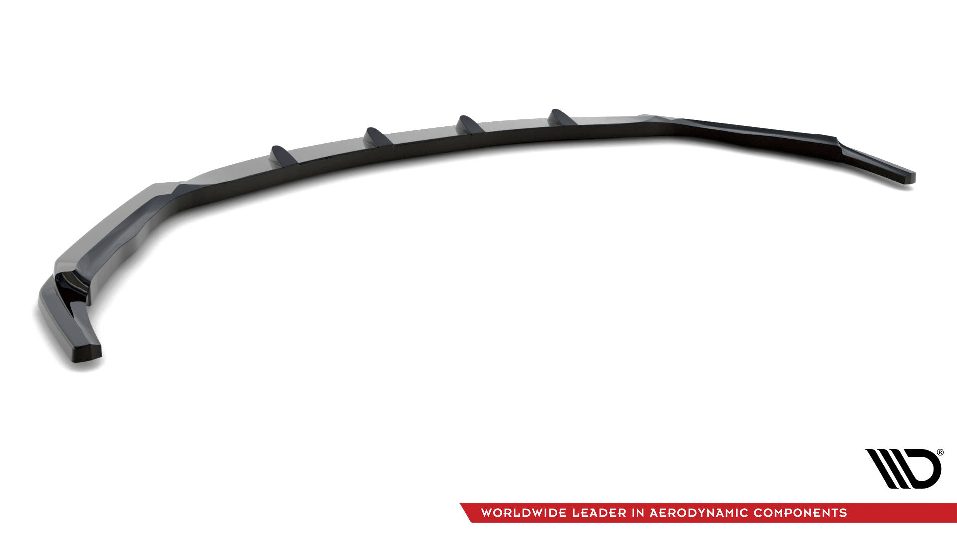 Street+ Spoilerlippe Front Ansatz V.2 passend für Lexus GS F Mk4 FL schwarz Hochglanz
