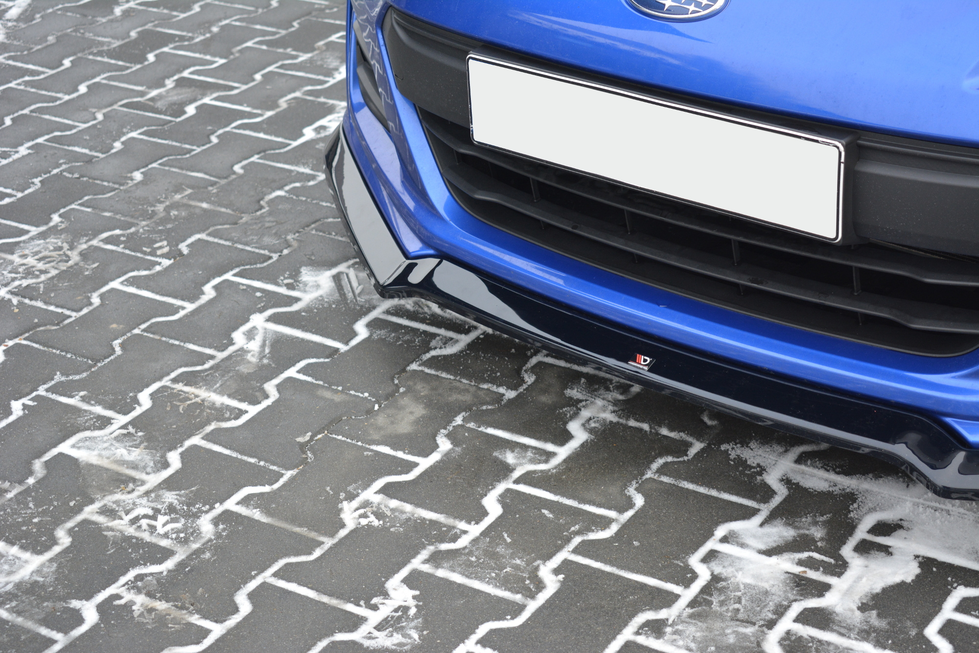 Front Ansatz V.3 für Subaru BRZ Mk1 Facelift schwarz Hochglanz