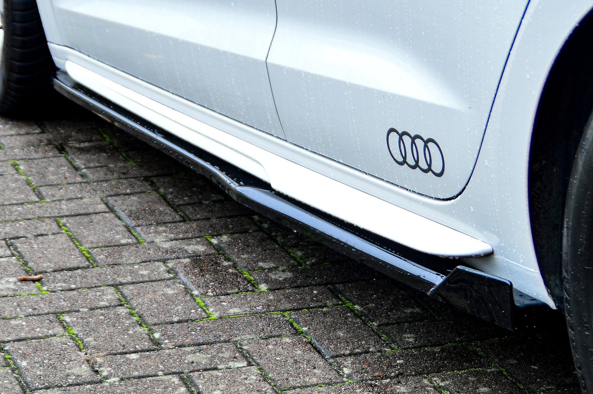 Seitenschweller mit Wings aus ABS für Audi A1 GB Sportback S-Line ab Bj.2018-