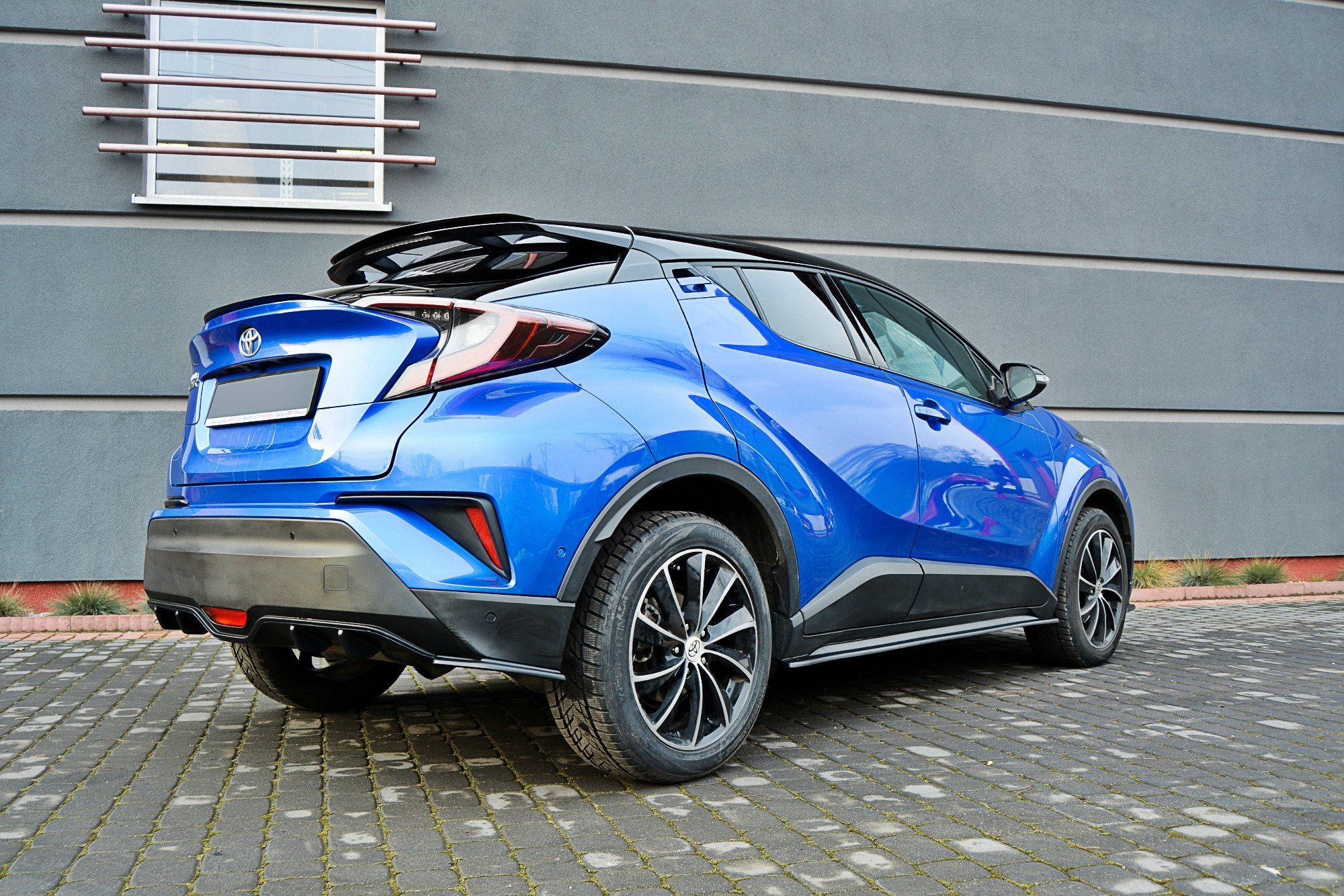 Seitenschweller Ansatz für TOYOTA C-HR schwarz Hochglanz