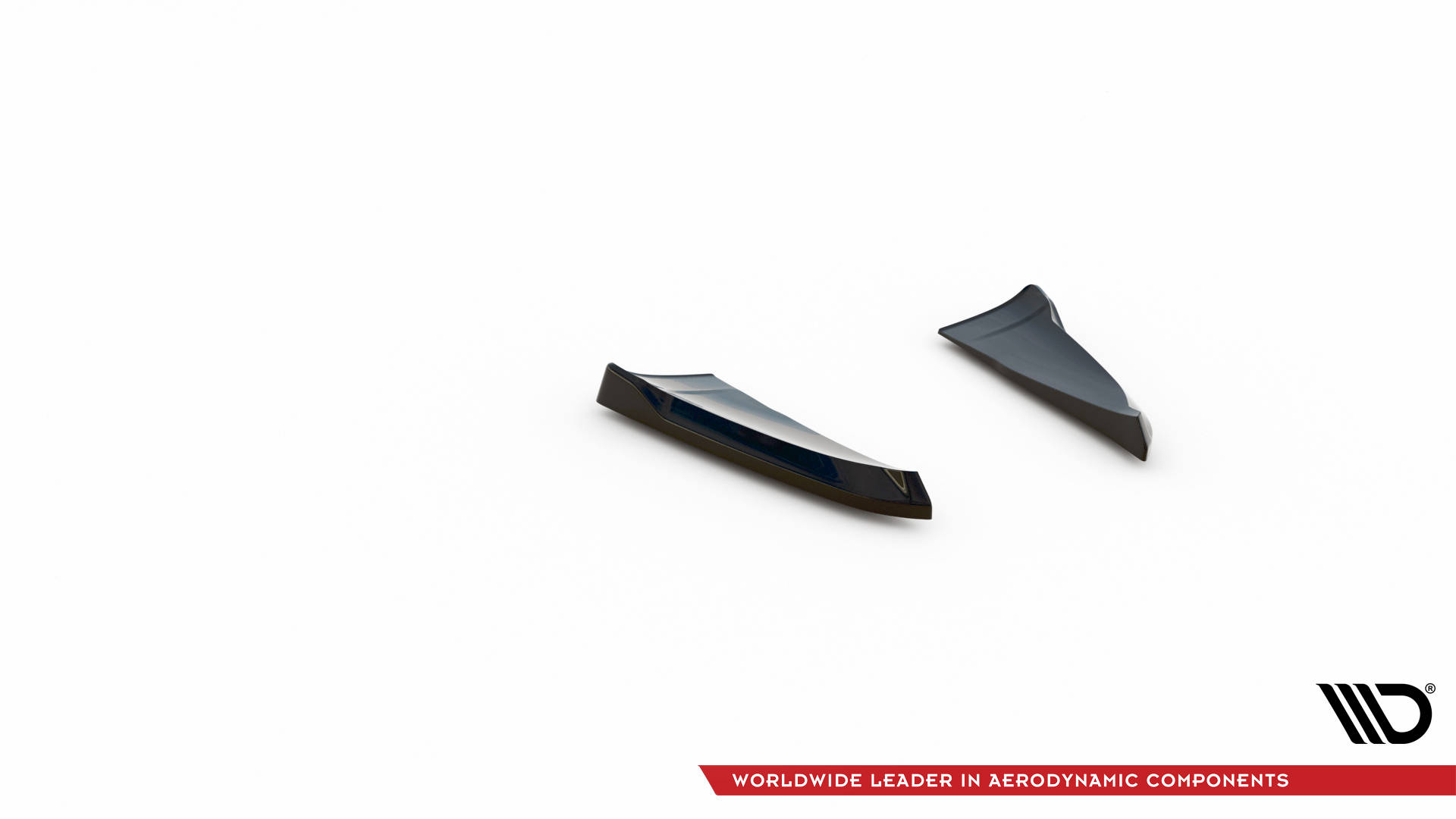 Street+ Heck Ansatz Flaps passend für Porsche Cayenne Turbo / Standard Mk2 schwarz Hochglanz