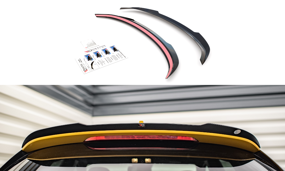 Heck Spoiler Aufsatz Abrisskante passend für Kia XCeed Mk1 schwarz Hochglanz