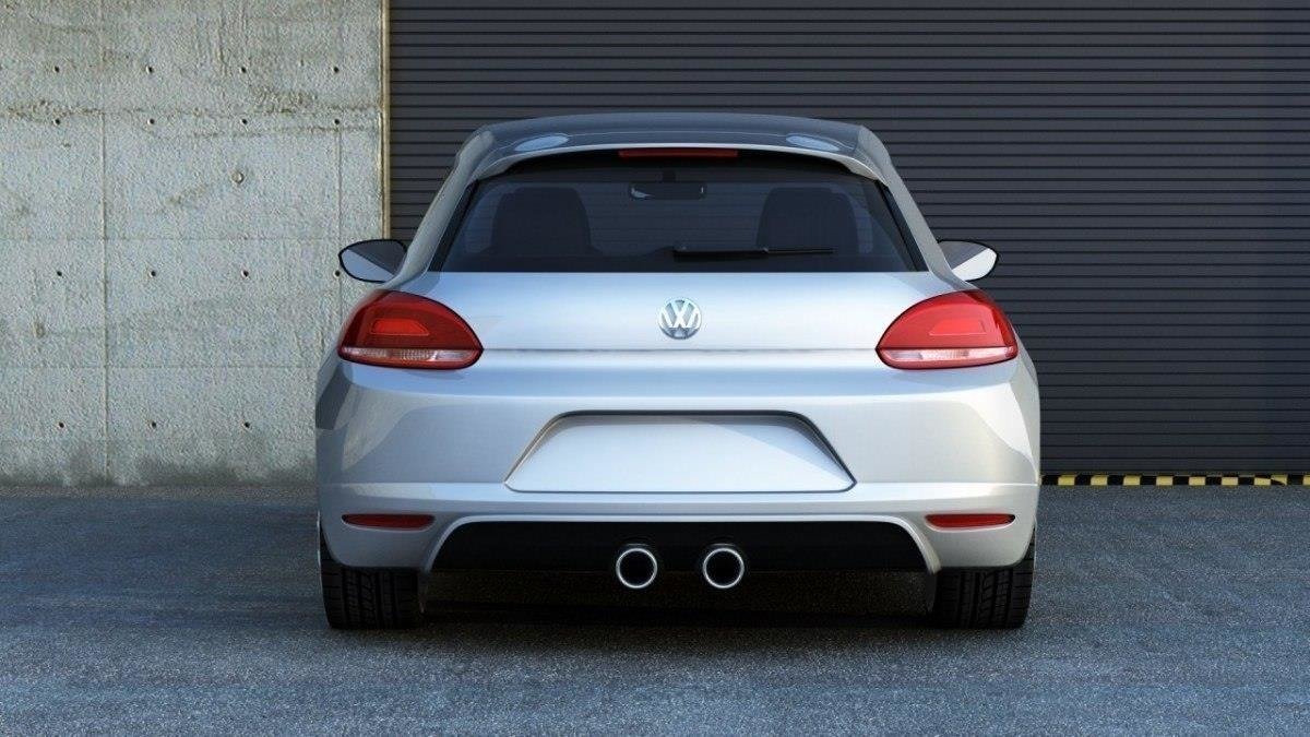 Heck Ansatz Diffusor passend für VW Scirocco Standard Scirocco R LOOK