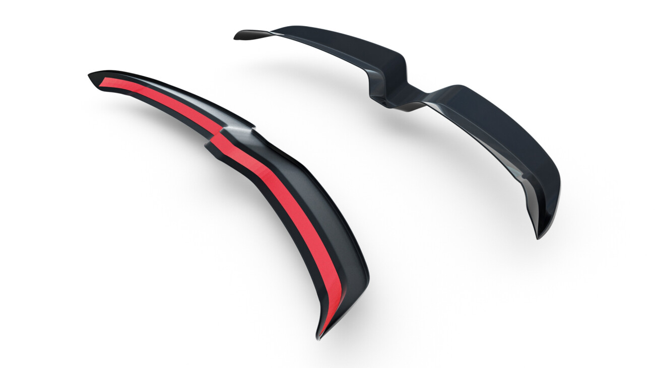 Heckspoiler Lippe passend passend für Mini Cooper John Cooper Works F65 schwarz Hochglanz