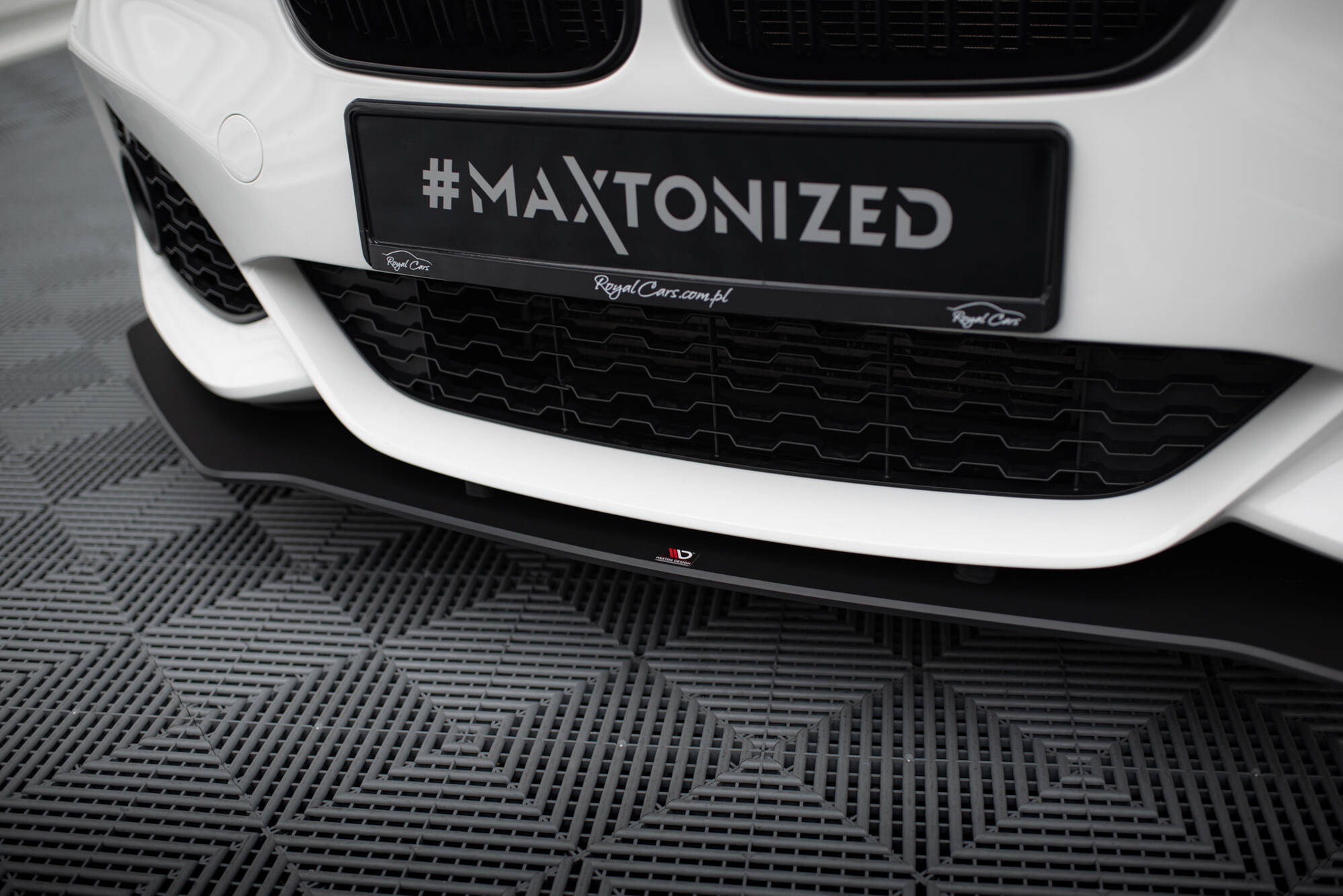 Street Pro Spoilerlippe Front Ansatz V.3 passend für BMW 1er F20 M-Paket FL / M140i