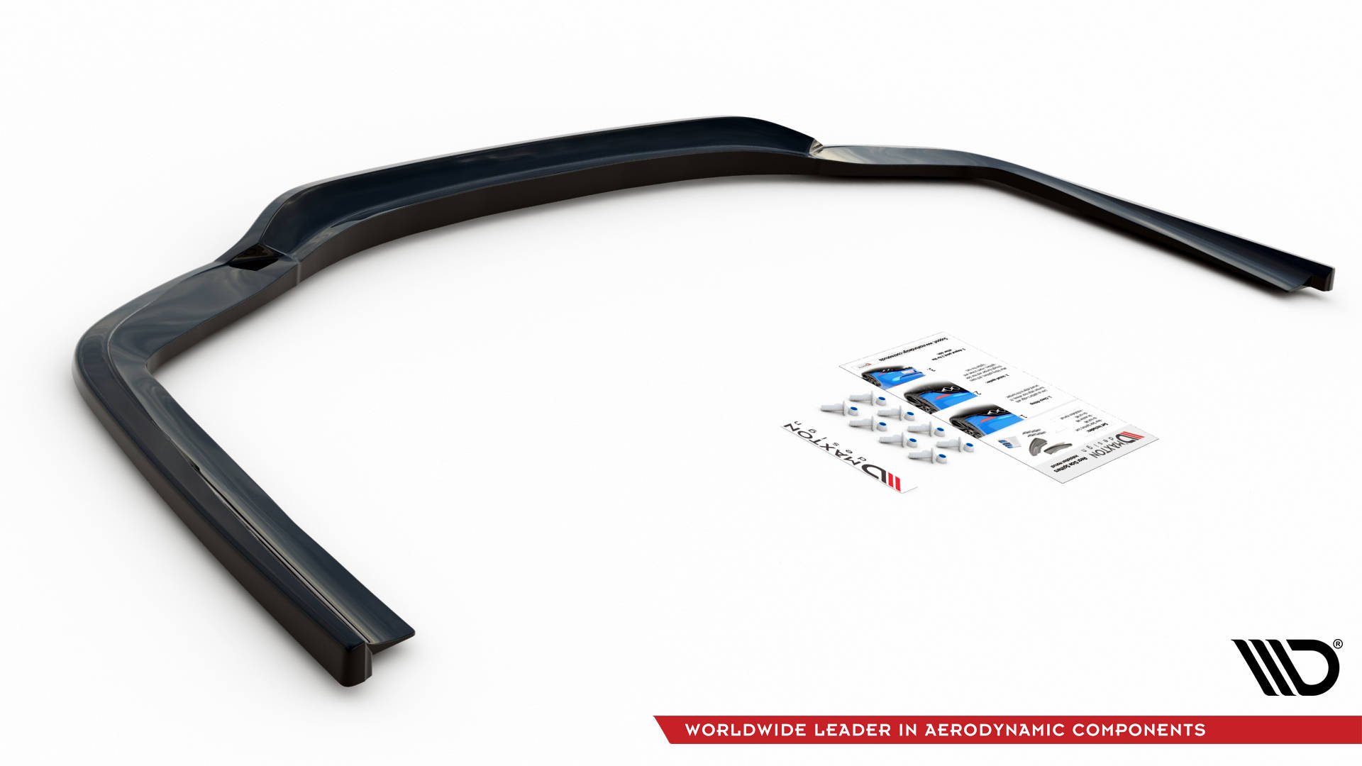 Street+ Mittlerer Diffusor RACE Heck Ansatz passend für BMW 7 M-Paket G11 /G12 schwarz Hochglanz