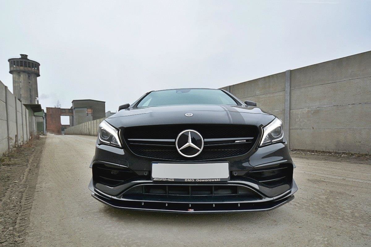 Front Ansatz V.1 für Mercedes CLA A45 AMG C117 Facelift Carbon Look