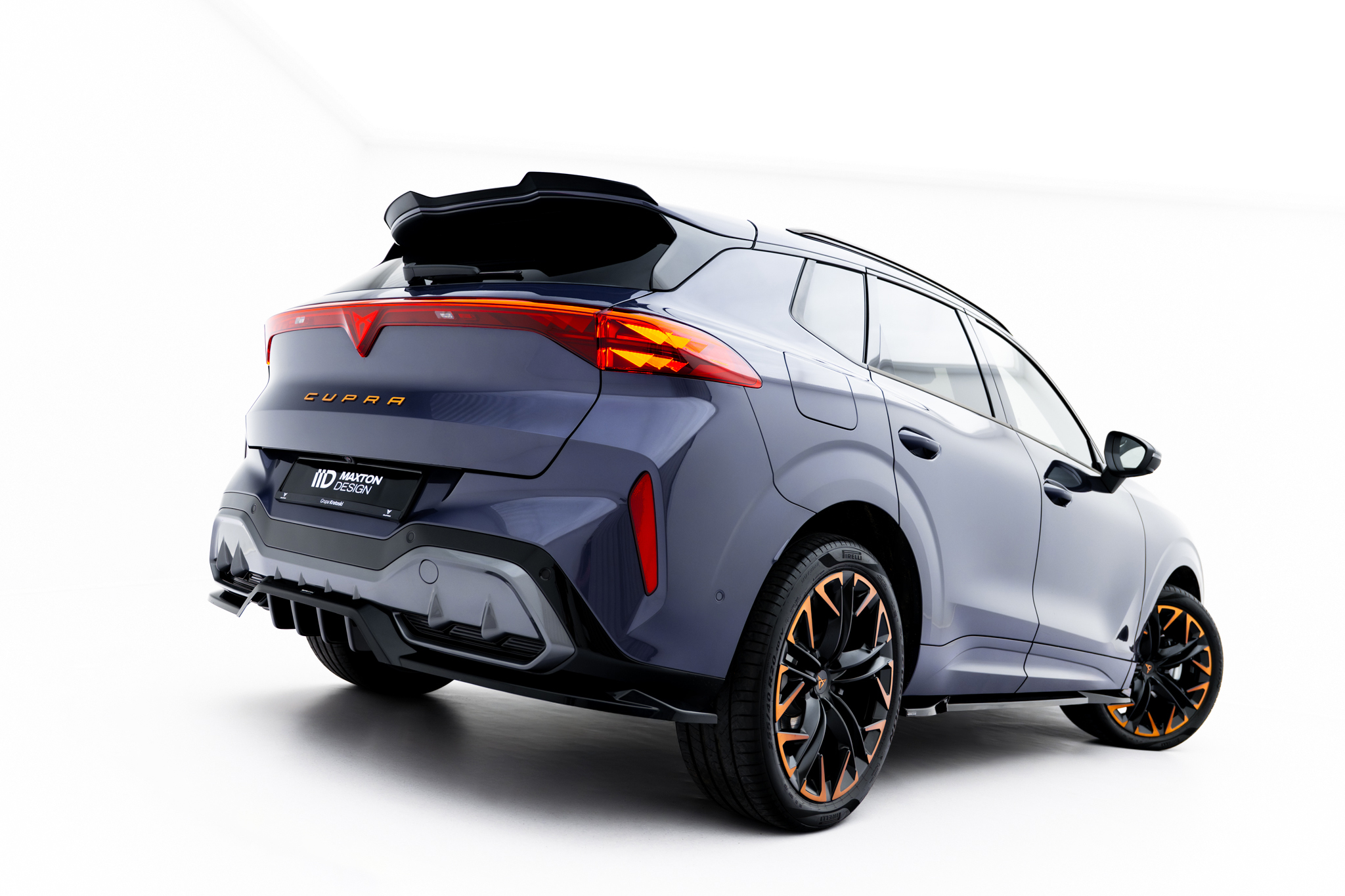 Diffusor Heckansatz V.2 passend für CUPRA Terramar Mk1 schwarz Hochglanz