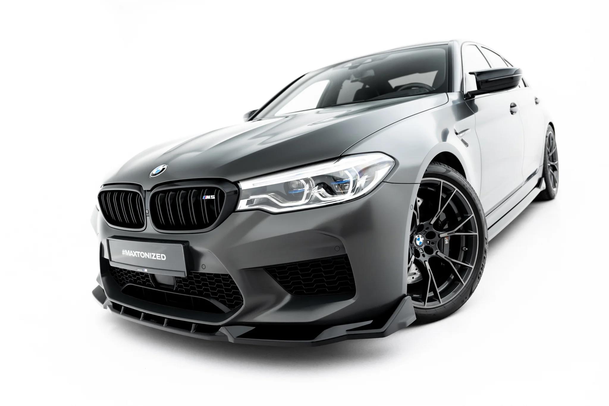 Frontlippe V.3 passend für BMW M5 F90 schwarz Hochglanz
