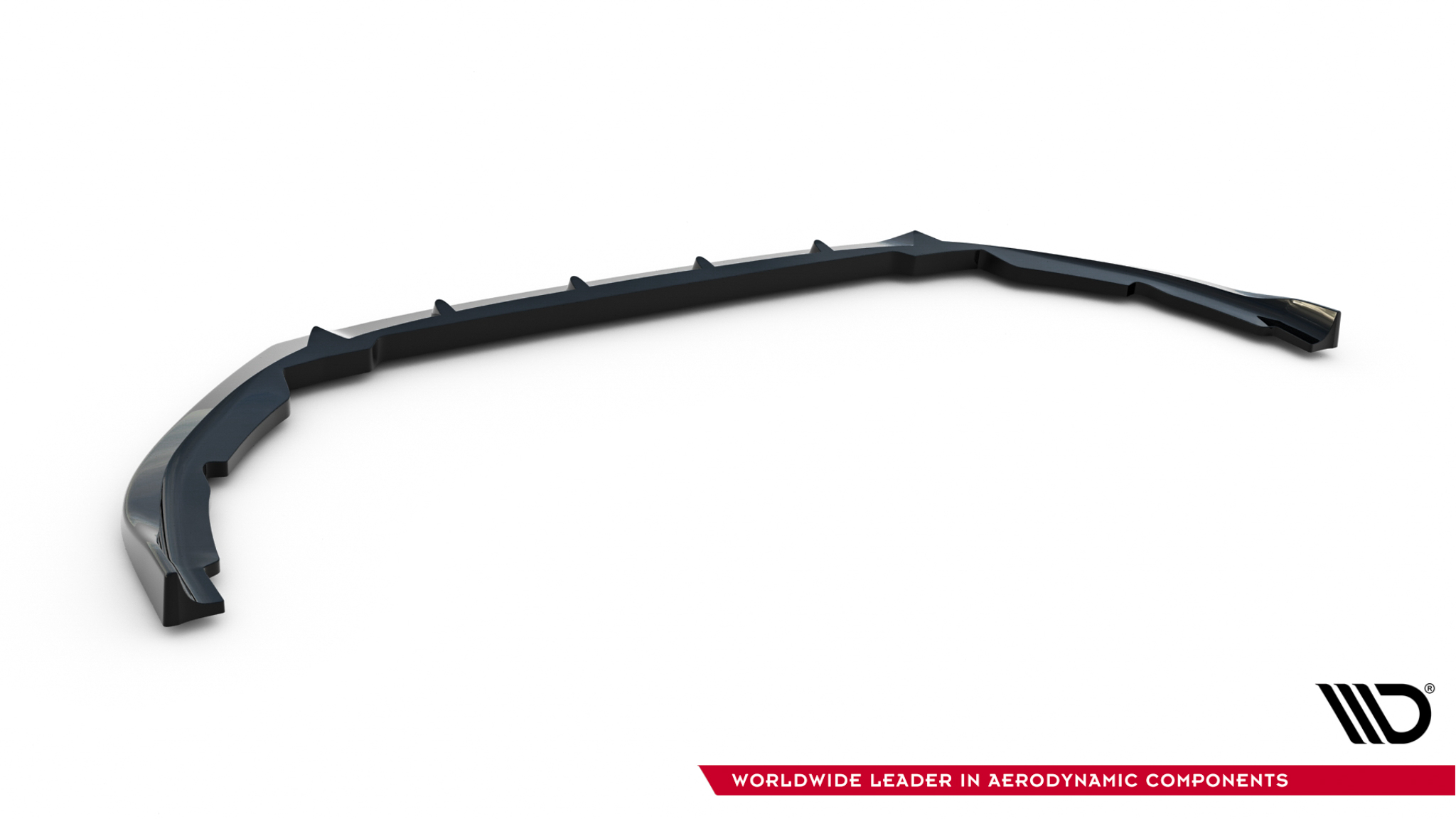 Street+ Spoilerlippe Front Ansatz passend für Peugeot Partner Mk3 schwarz Hochglanz